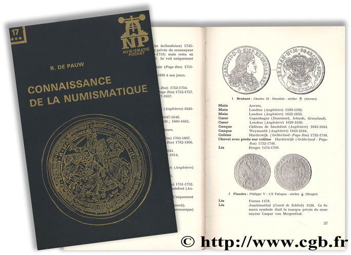 Connaissance de la numismatique PAUW R. de