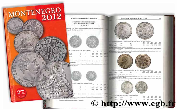 Montenegro 2012 : Manuale del collezionista di monete italiane - XXVII Edizione MONTENEGRO Eupremio