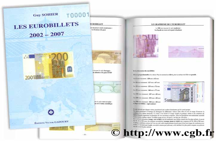 Les eurobillets 2002-2007 SOHIER G.