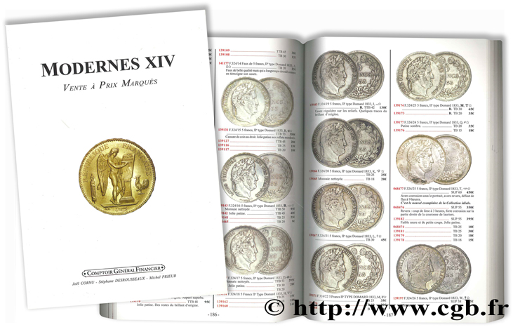 Modernes XIV - Les monnaies françaises CORNU J., DESROUSSEAUX S., PRIEUR M.
