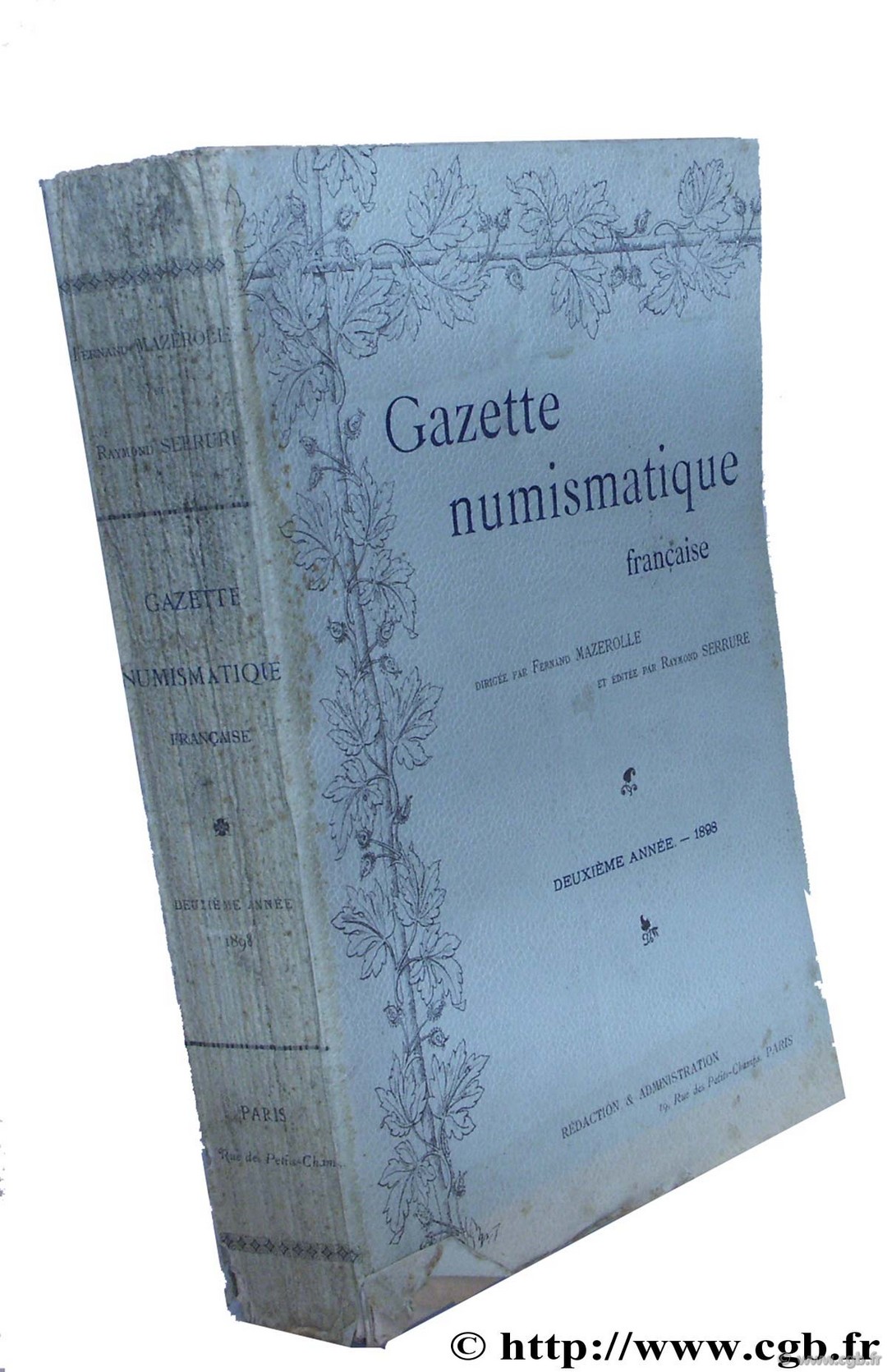 Gazette numismatique française 1898 