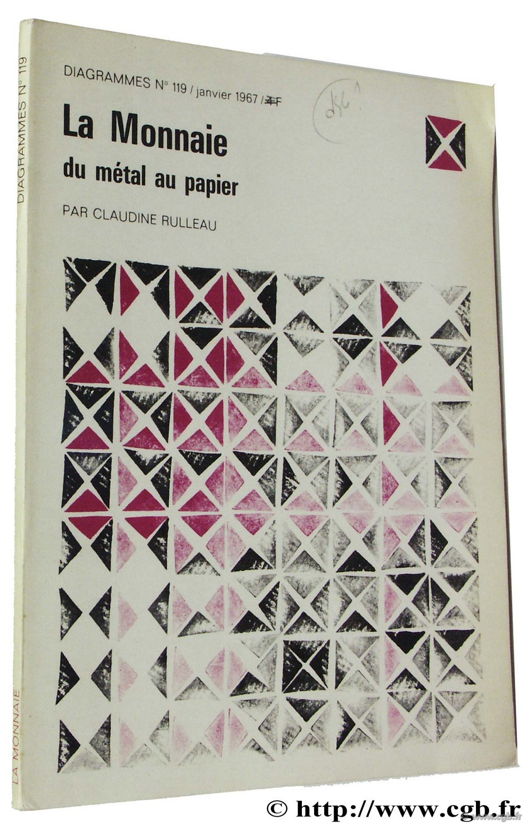 La Monnaie du métal au papier, Diagrammes n° 119 janvier 1967 RULLEAU C.