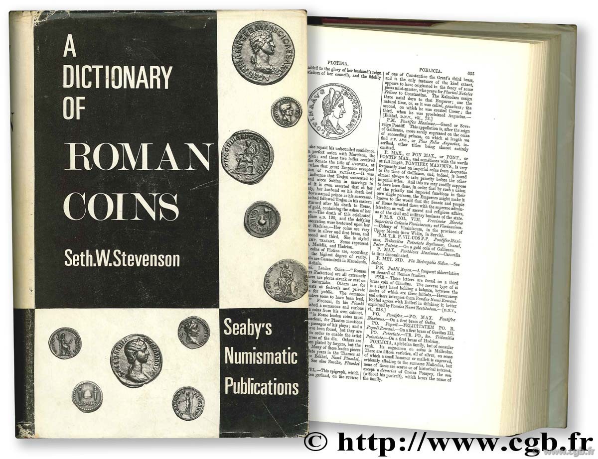A Dictionary of Roman Coins, Republican and Imperial STEVENSON S.-W.