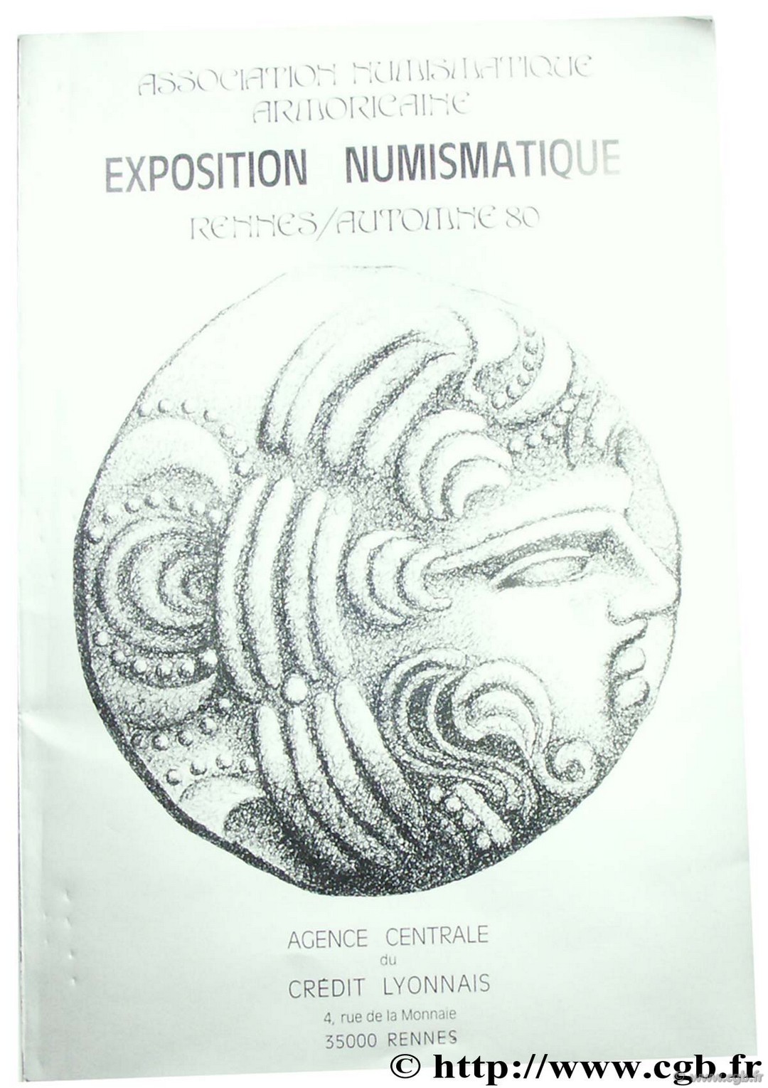 Association Numismatique Armoricaine, Exposition numismatique Rennes, Automne 1980 