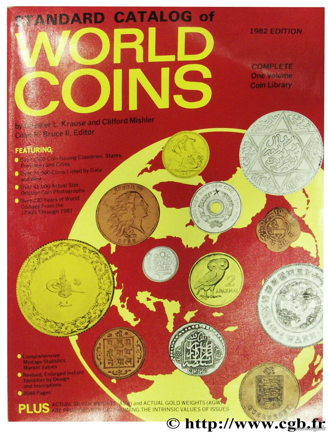 Standard Catalogue of World Coins 1982 edition KRAUSE C.L, MISHLER C
