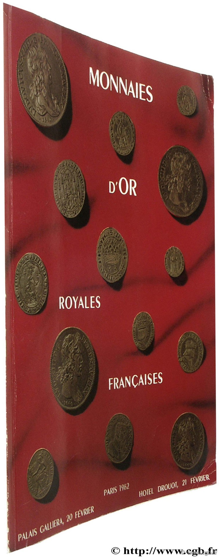 Collection de monnaies en or royales Françaises depuis Philippe IV le Bel jusqu à Louis XVI  ADER E., VINCHON J.
