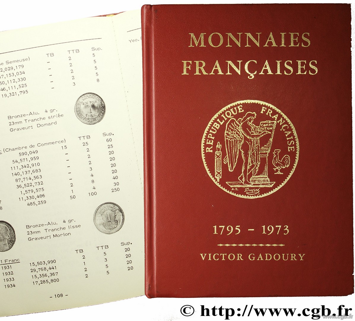 Monnaies françaises 1973 GADOURY V.