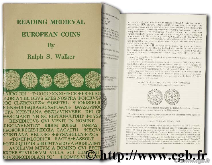 Reading medieval european coins WALKER R.