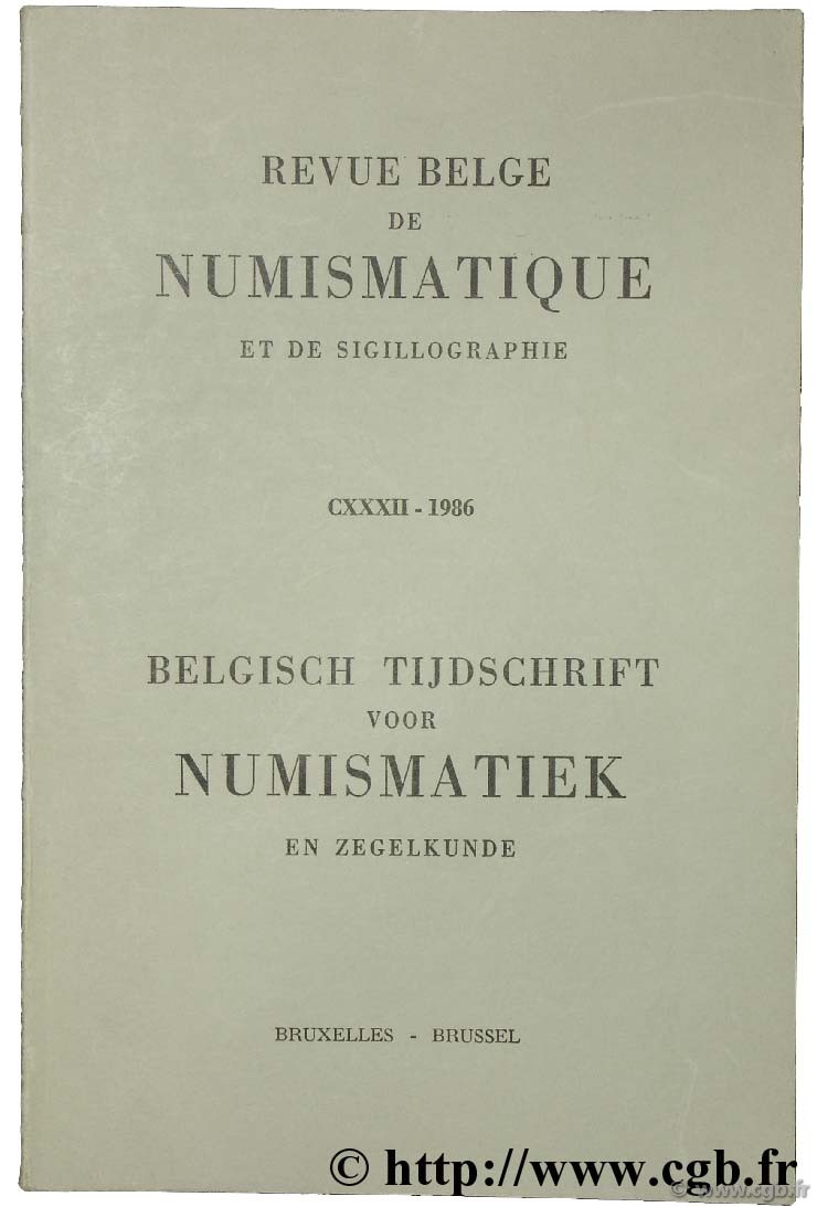 Revue Belge de numismatique et de Sigillographie  NASTER P., HACKENS T.