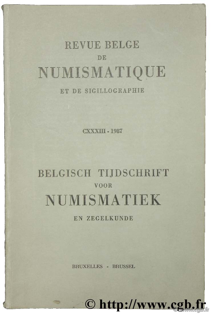 Revue Belge de numismatique et de Sigillographie NASTER P., HACKENS T.