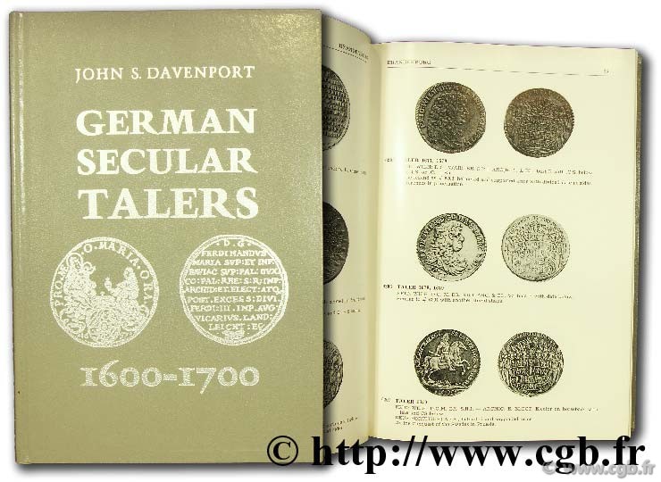 German secular talers 1600 - 1700 DAVENPORT J.-S.
