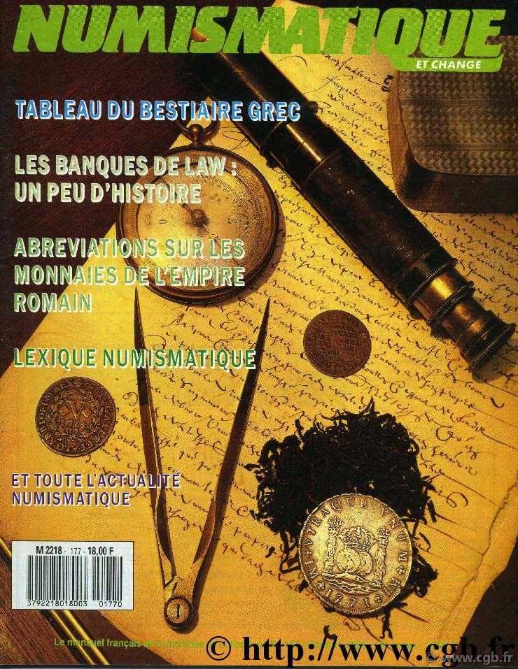Numismatique & Change n°177 - octobre 1988 NUMISMATIQUE ET CHANGE