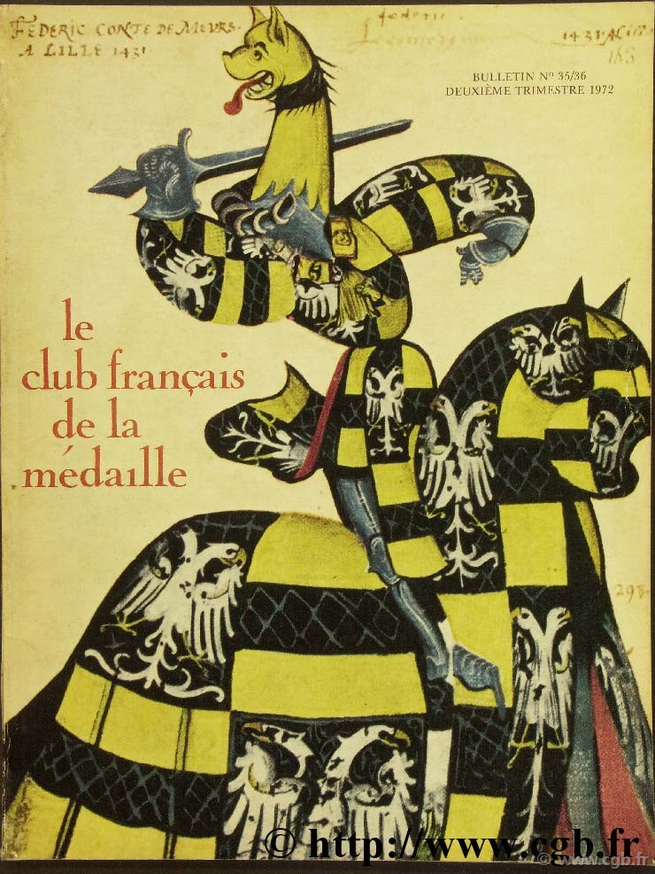 Le club français de la médaille, n°35/36, 1972 Collectif