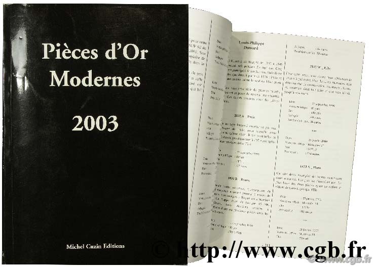 Pièces d or modernes 2003 CUZIN M.