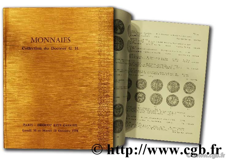 Monnaies : collection du Docteur G. H. VINCHON J.