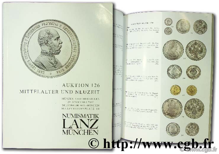 Münzen der mittelalter und neuzeit, münzen und medaillen, 29 november 2005 LANZ H.