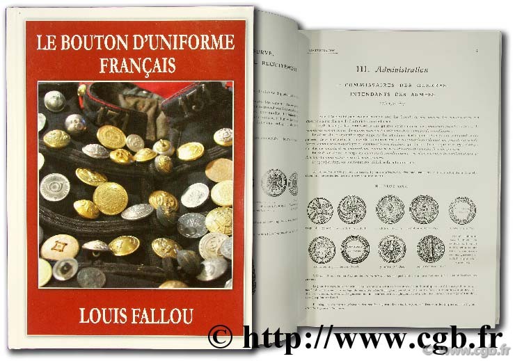 Le bouton d uniforme français FALLOU L.
