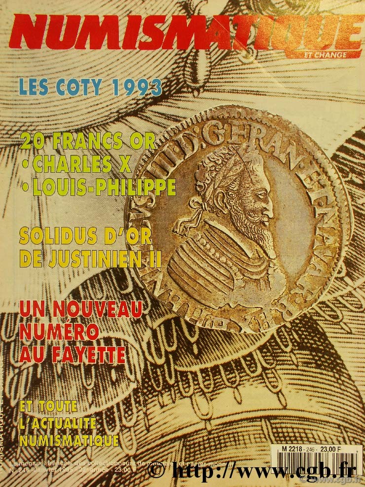 Numismatique et change n°246, janvier 1995 NUMISMATIQUE ET CHANGE