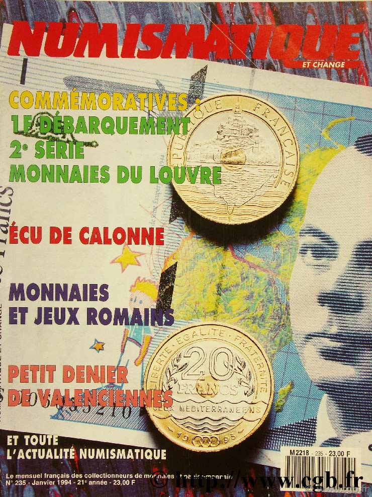 Numismatique et change n°235, janvier 1994 NUMISMATIQUE ET CHANGE