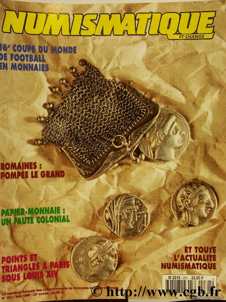 Numismatique et change n°261, mai 1996 NUMISMATIQUE ET CHANGE