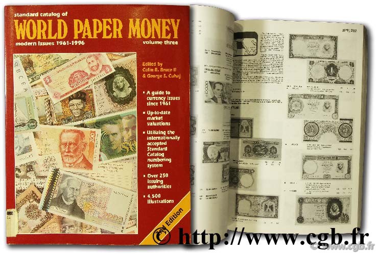 World Paper Money, modern issues 1961 - 1996 CUHAJ G.-S.