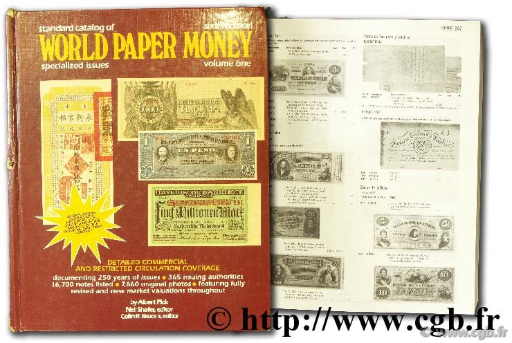 World Paper Money, general issues CUHAJ G.-S.
