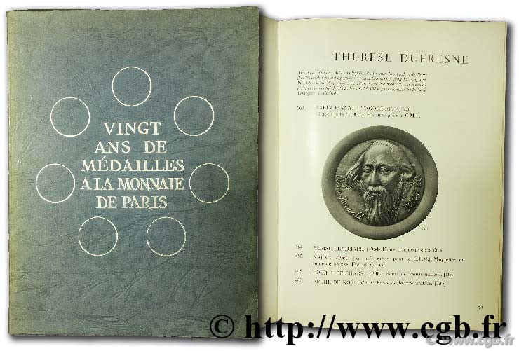Vingt ans de médailles à la monnaie de Paris, janvier - mars 1965 