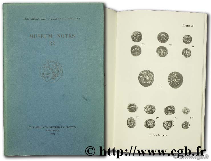 Museum notes 23, the american numismatic society 