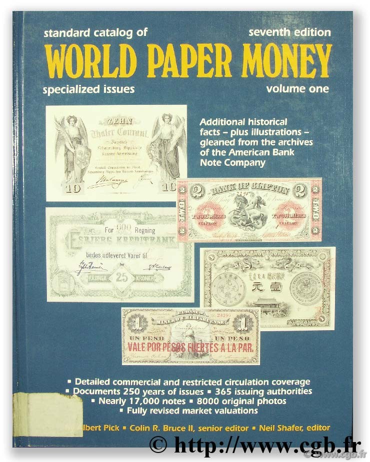 World Paper Money, general issues CUHAJ G-S.