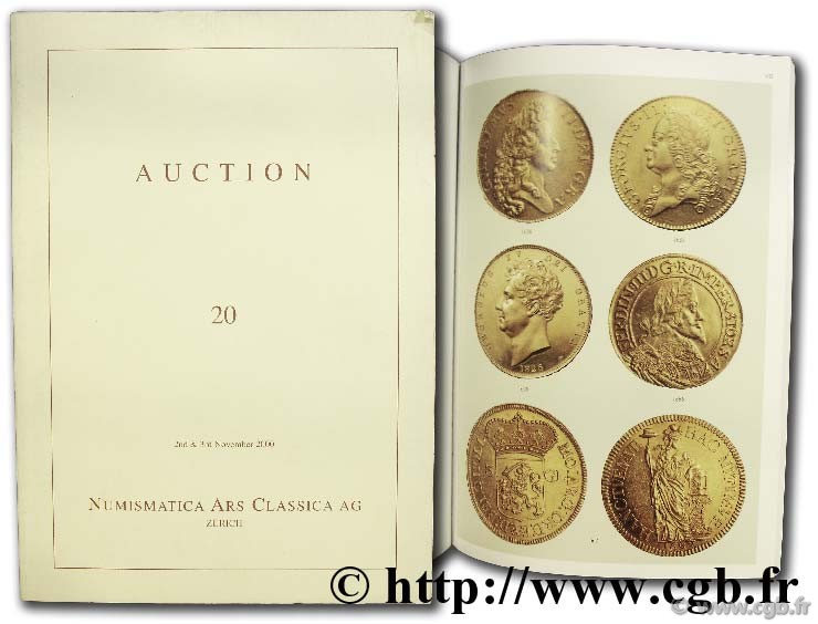 Auction 20, 2nd & 3rd november 2000. Monete di zecche itiliane Importante collezione di monete veneziane Monete di zecche straniere NUMISMATICA ARS CLASSICA AG