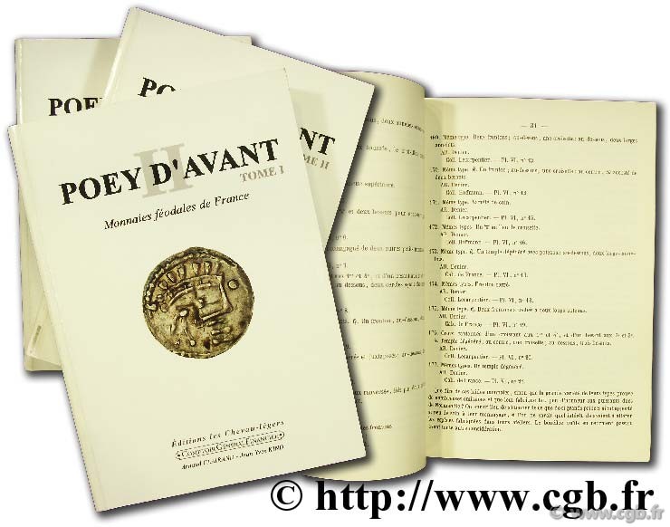 Poey d Avant II - Monnaies féodales de France POEY D AVANT F.