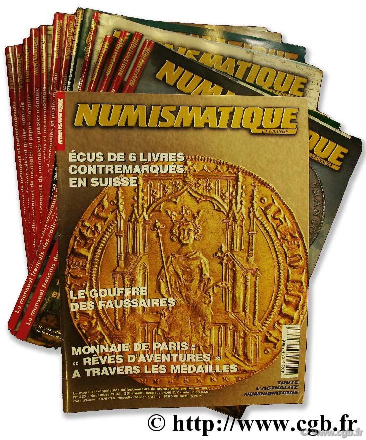 Numismatique et change années 2002 - 2004 (18 numéros) NUMISMATIQUE ET CHANGE