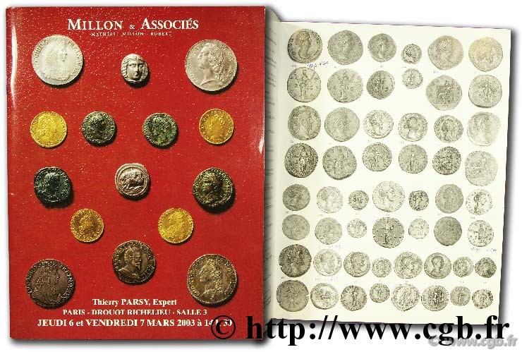 Numismatique, monnaies antiques, françaises, étrangères, médailles PARSY T.