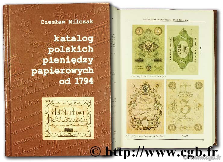 Katalog polskich pieniedzy papierowych od 1974 MILCZAK C.