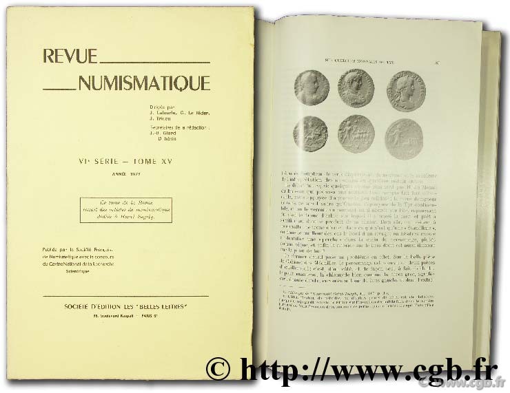 Revue numismatique 1973, VIème série 