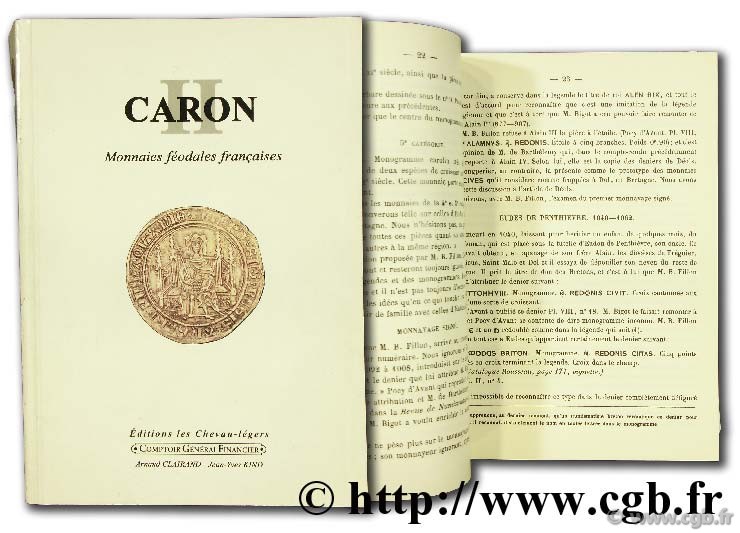 CARON II : monnaies féodales françaises CARON É.