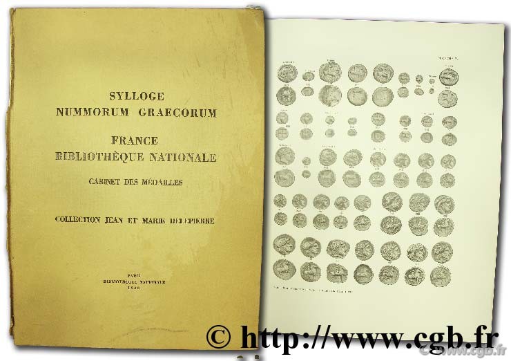 Sylloge nummorum Graecorum, France 1, Bibliothèque nationale, Cabinet des médailles, collection Jean et Marie Delepierre 