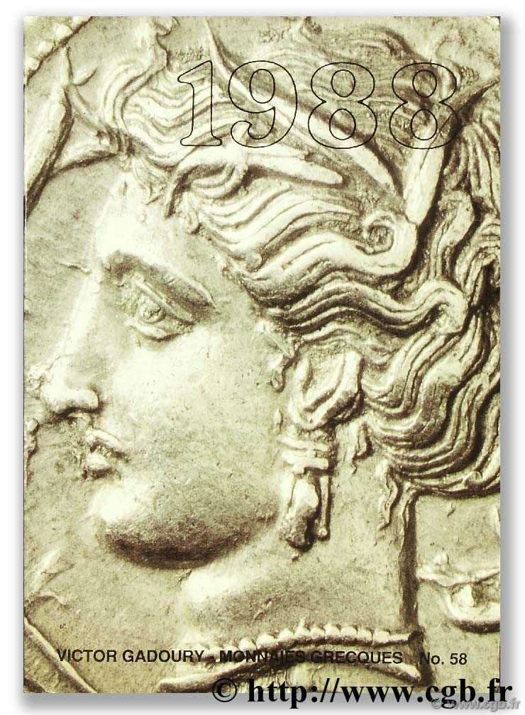 Liste à prix fixes, monnaies antiques spécial grecques GADOURY V.