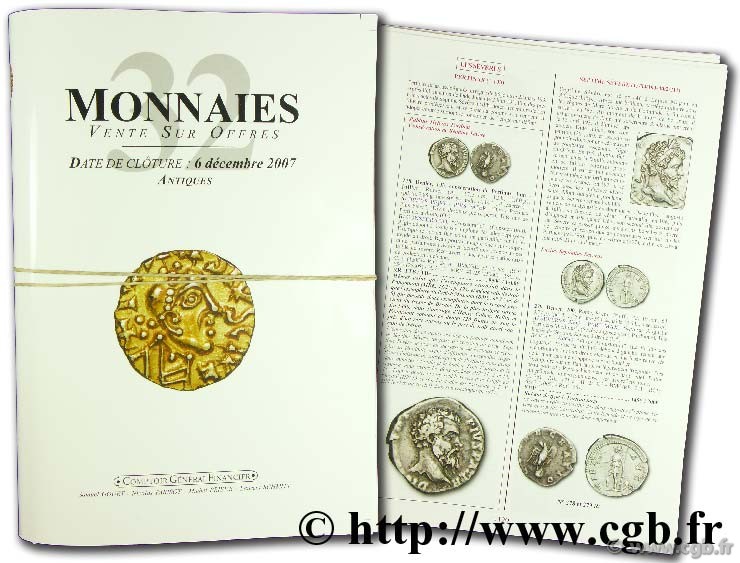 Monnaies 32 : antiques  GOUET S., PARISOT N., PRIEUR M., SCHMITT L.
