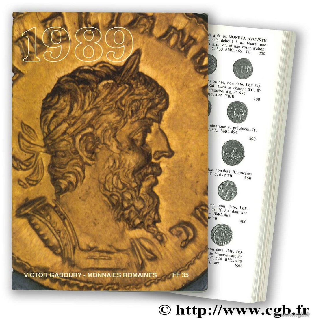 Monnaies romaines 1989 GADOURY V.