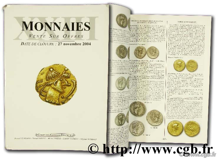 Monnaies XXIII CLAIRAND A., GOUET S., PRIEUR M., SCHMITT L., SOMBART S.