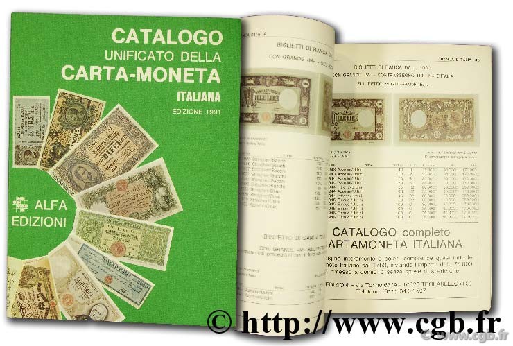 Catalogo unificato della carta-moneta italiana 