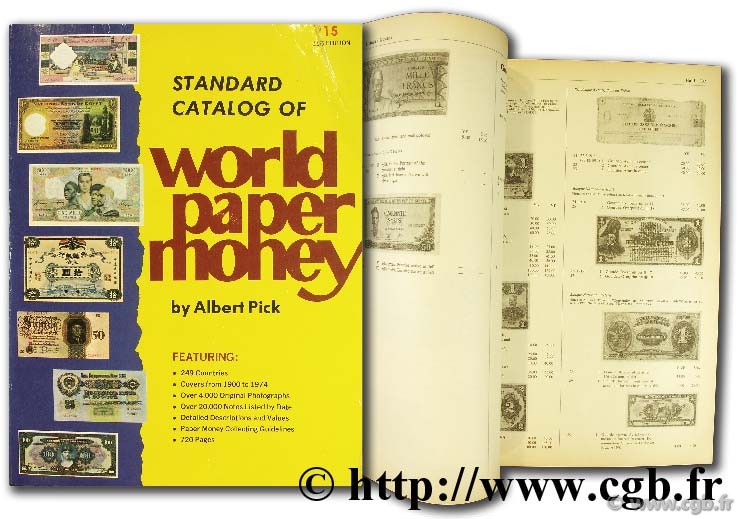 World paper money PICK A.