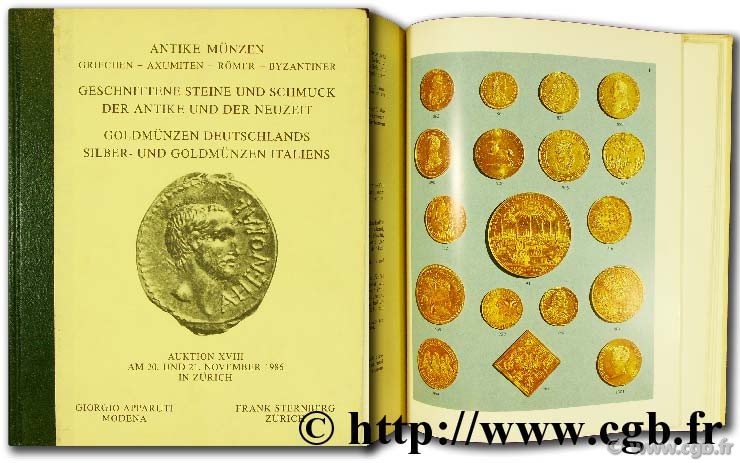 Die antiken münzen, griechen, axumiten, römer, byzantiner, auktion XVIII VON FRITZE H.