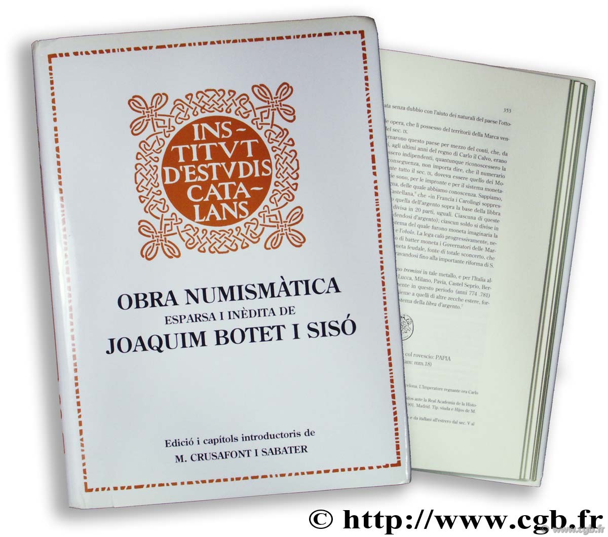 Obra numismàtica esparsa i inèdita de Joaquim Botet i Sisó 