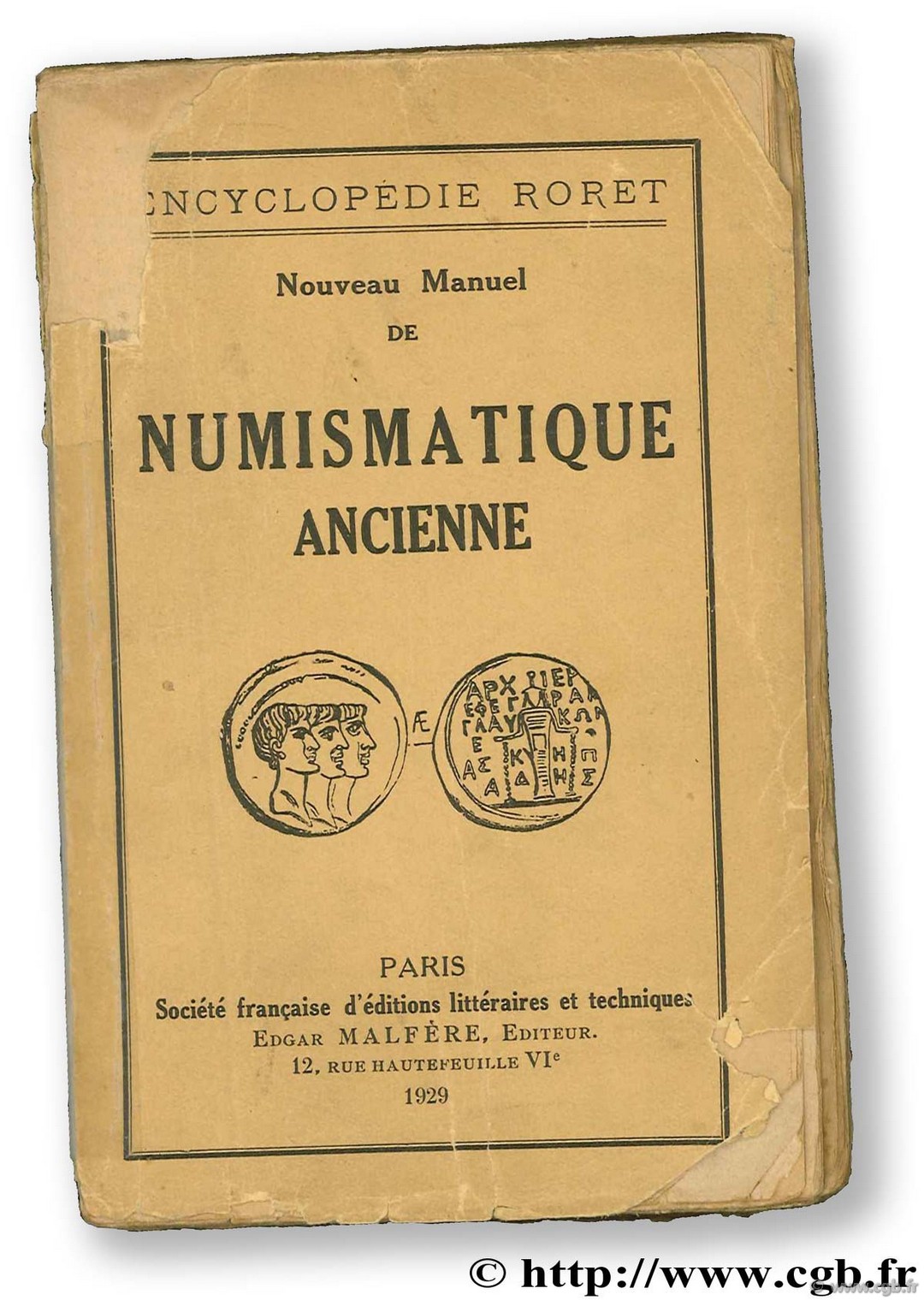 Nouveau manuel de numismatique ancienne BARTHELEMY J.-B.