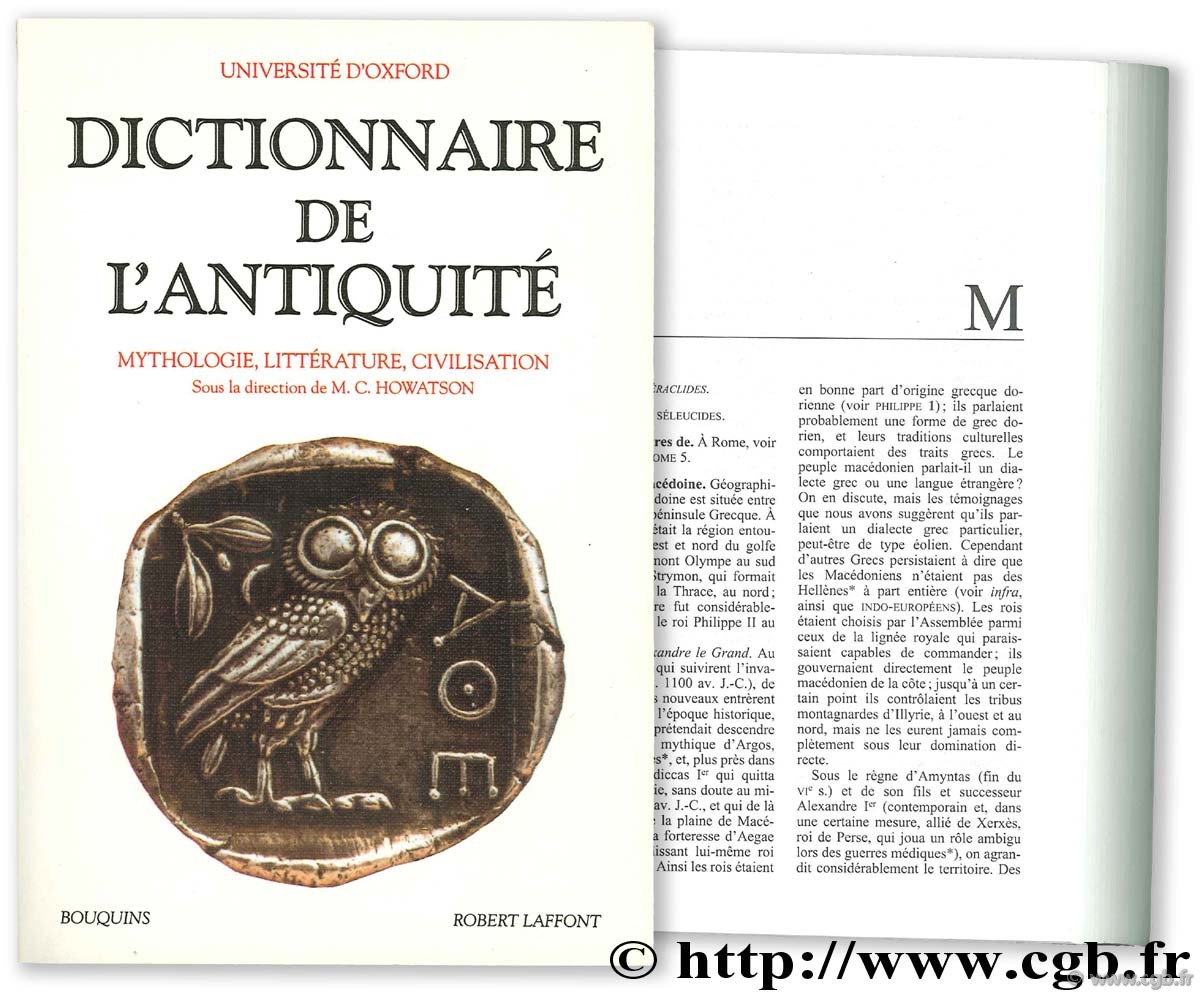 Dictionnaire de l antiquité HOWATSON M.-C. (dir.)