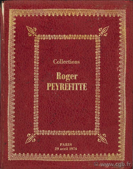 Collection Roger Peyrefitte VINCHON J.