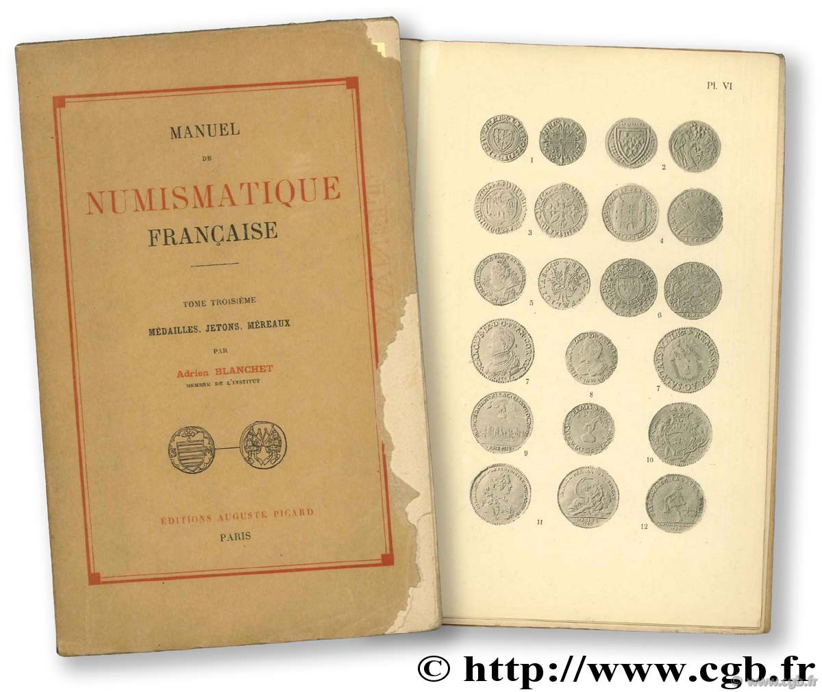 Manuel de numismatique française BLANCHET A., DIEUDONNÉ A.