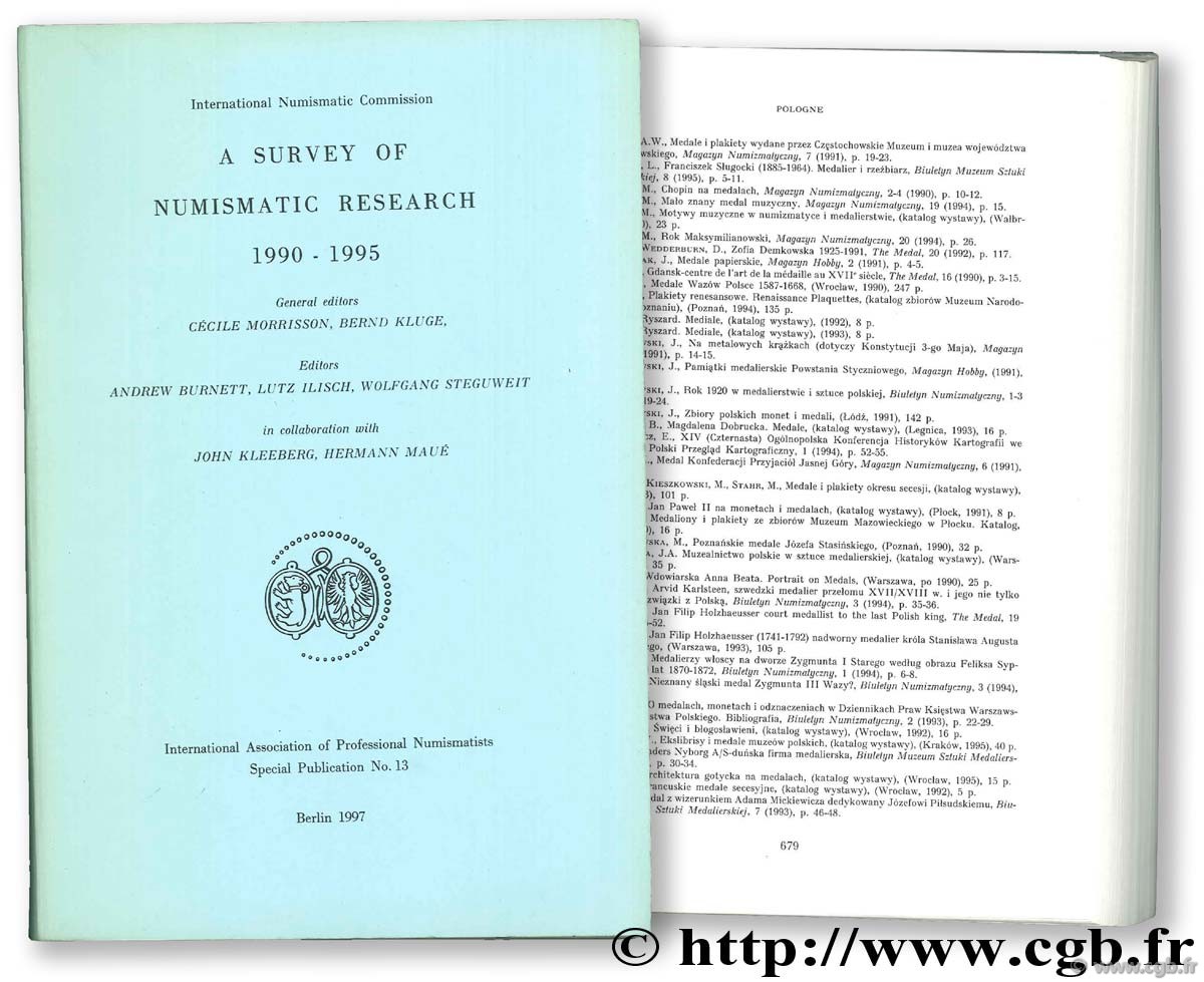 A survey of Numismatic Research 1990 - 1995 